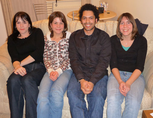 Hannah, Amy, Michael and Lynette